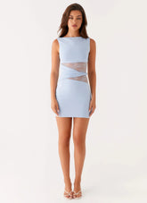 Echo Mini Dress - Blue