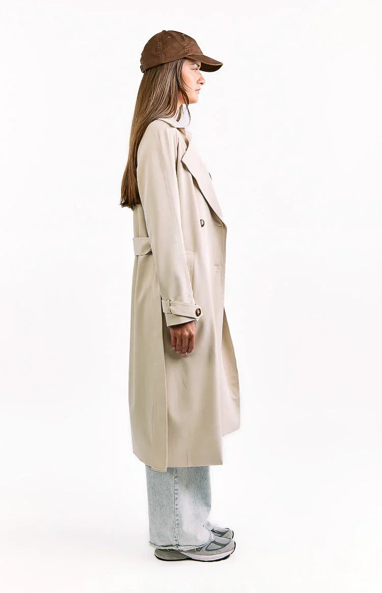 Orla Cream Belted Trench Coat